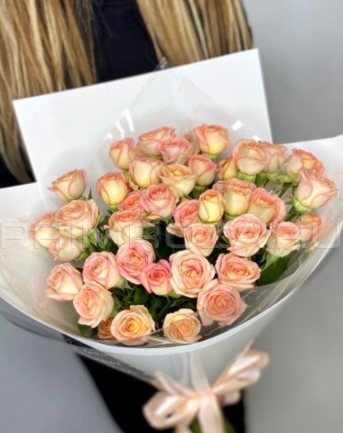 Букет кустовых роз "Азора"  #DV09