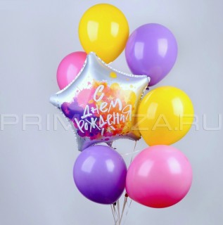 Воздушные шары "С Днем Рождения" SH040