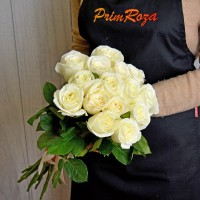 Букет из белых высоких роз #R2602