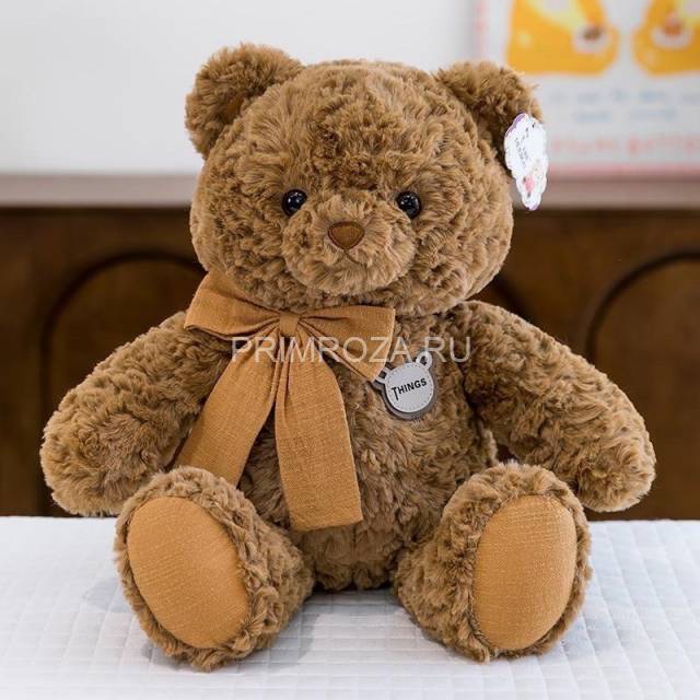 Мишка с бантиком (50 см)