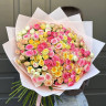 Букет из 51 кустовой розы #R0051