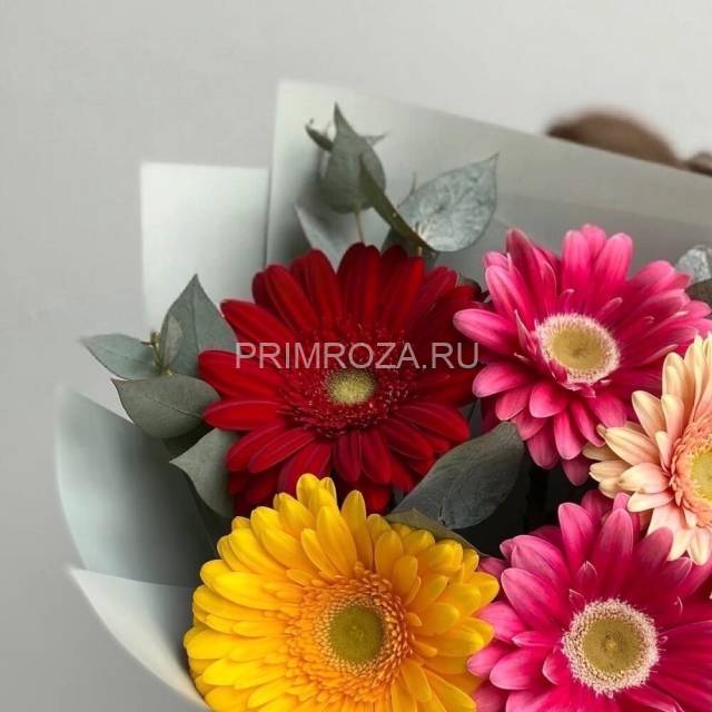Букет из гербер "Краски жизни"