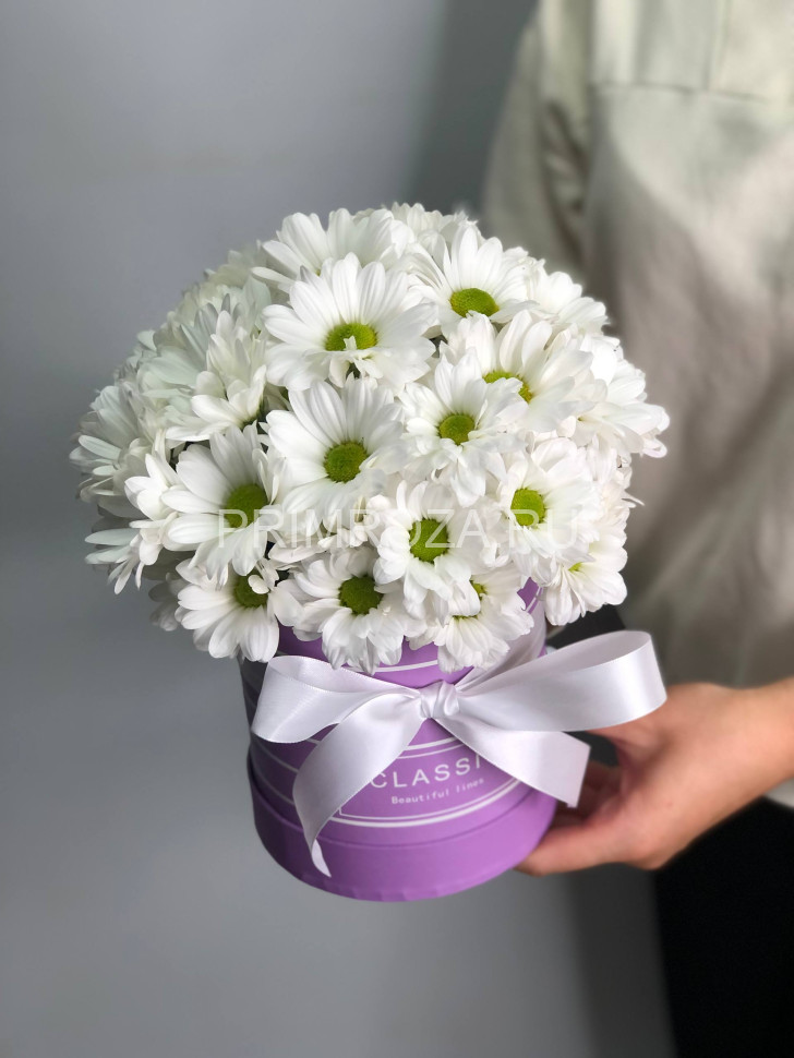 Цветы c доставкой во Владивостоке <br>Композиция из хризантемы 