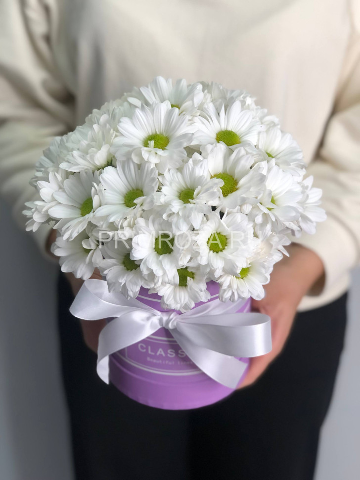 Цветы c доставкой во Владивостоке <br>Композиция из хризантемы 