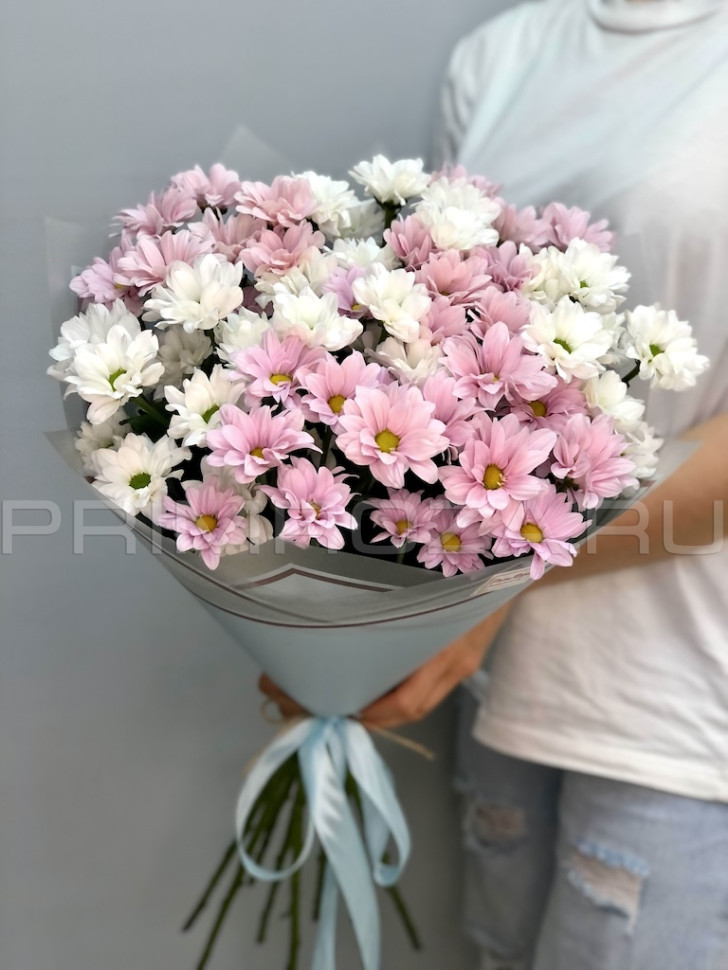 Цветы c доставкой во Владивостоке <br>Букет хризантем #H6786 