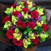Букет из роз с орхидеями #R006013 доставка во Владивостоке фото 2 — Primroza