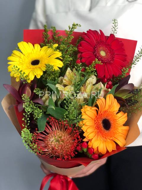 Экзотический букет с нутаном #В0033