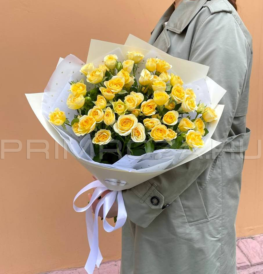 Цветы c доставкой во Владивостоке <br>Букет из кустовой розы  #A5390 