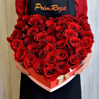  Букет из роз в декоративной коробке #R6015 