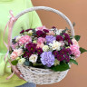 Сборная композиция в корзине #A30422