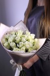 Букет белых роз Кения  доставка во Владивостоке фото 1 — Primroza
