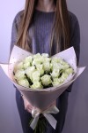 Букет белых роз Кения  доставка во Владивостоке фото 3 — Primroza