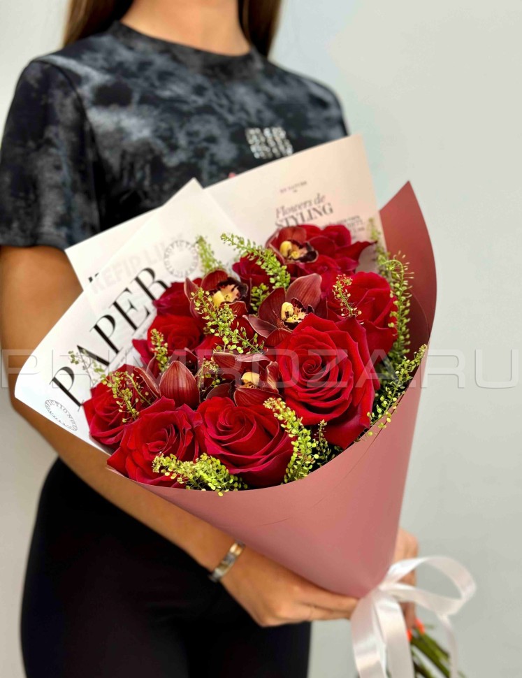 Цветы c доставкой во Владивостоке <br>Сборный букет 