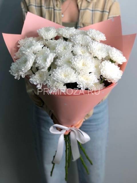 Букет из 7 хризантем "Алтай"