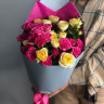 Букет из кустовых роз микс ( 5 шт) 
