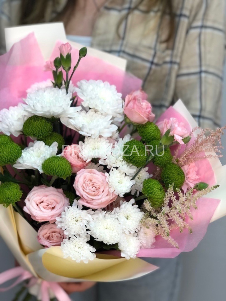 Цветы c доставкой во Владивостоке <br>Сборный букет #A6647 