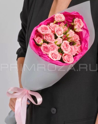 Букет из 5 кустовых роз #DM01