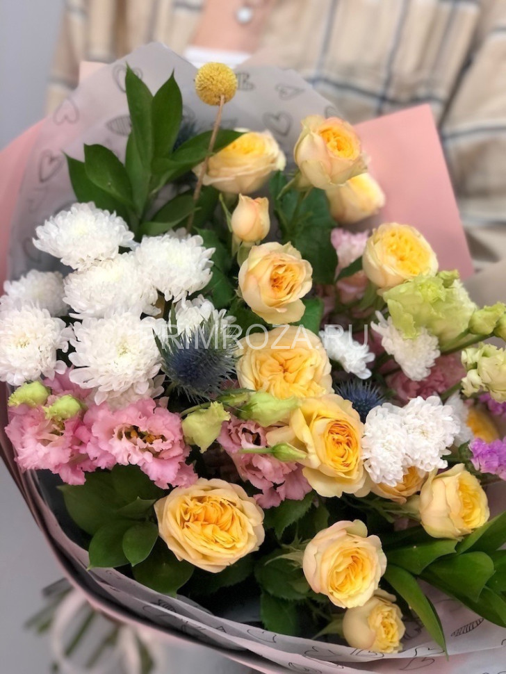 Цветы c доставкой во Владивостоке <br>Сборный букет #A6648 