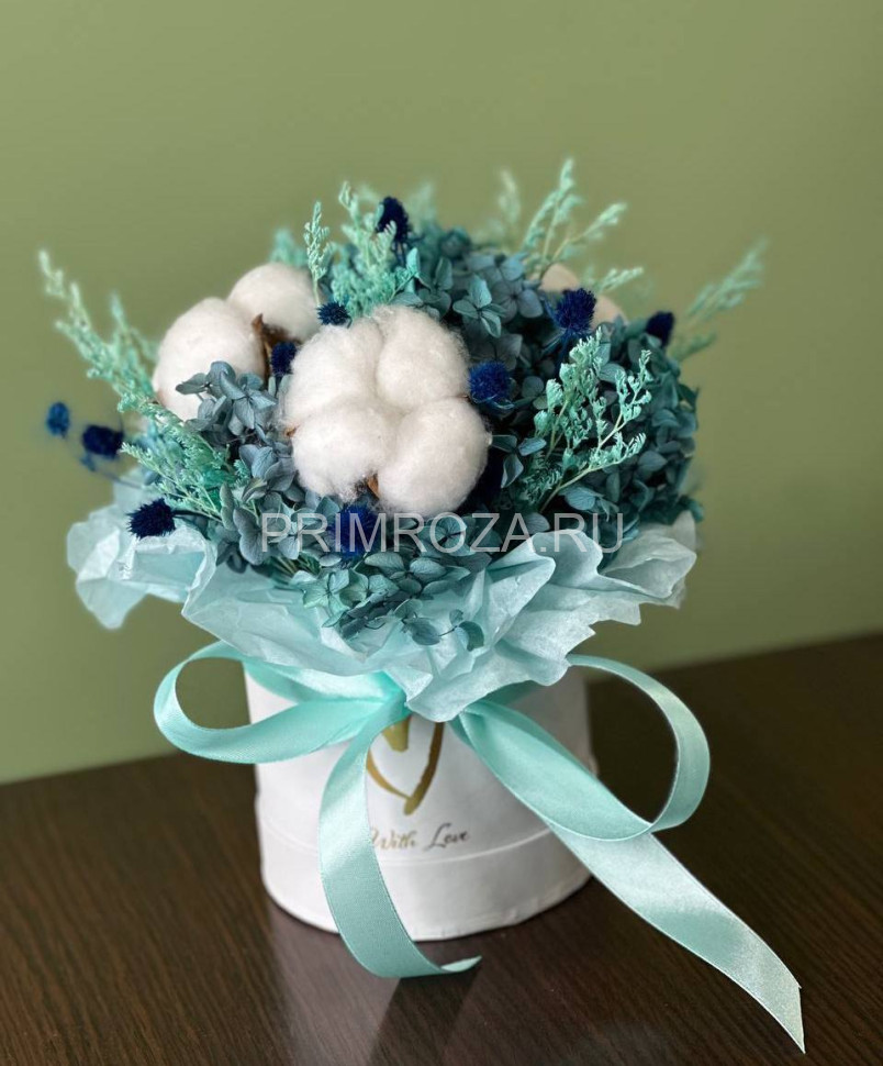 Цветы c доставкой во Владивостоке <br>Сборная композиция из сухоцветов #B6853 