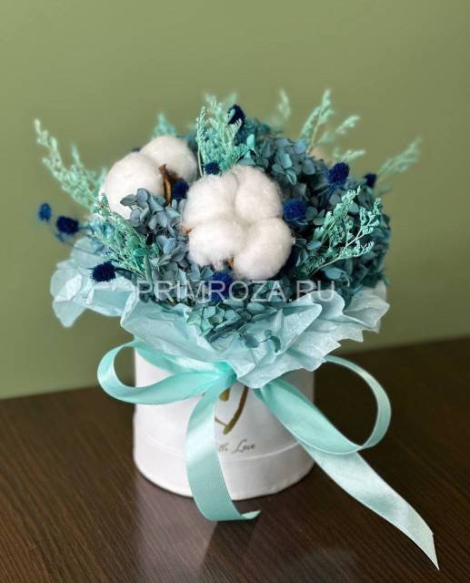 Сборная композиция из сухоцветов #B6853