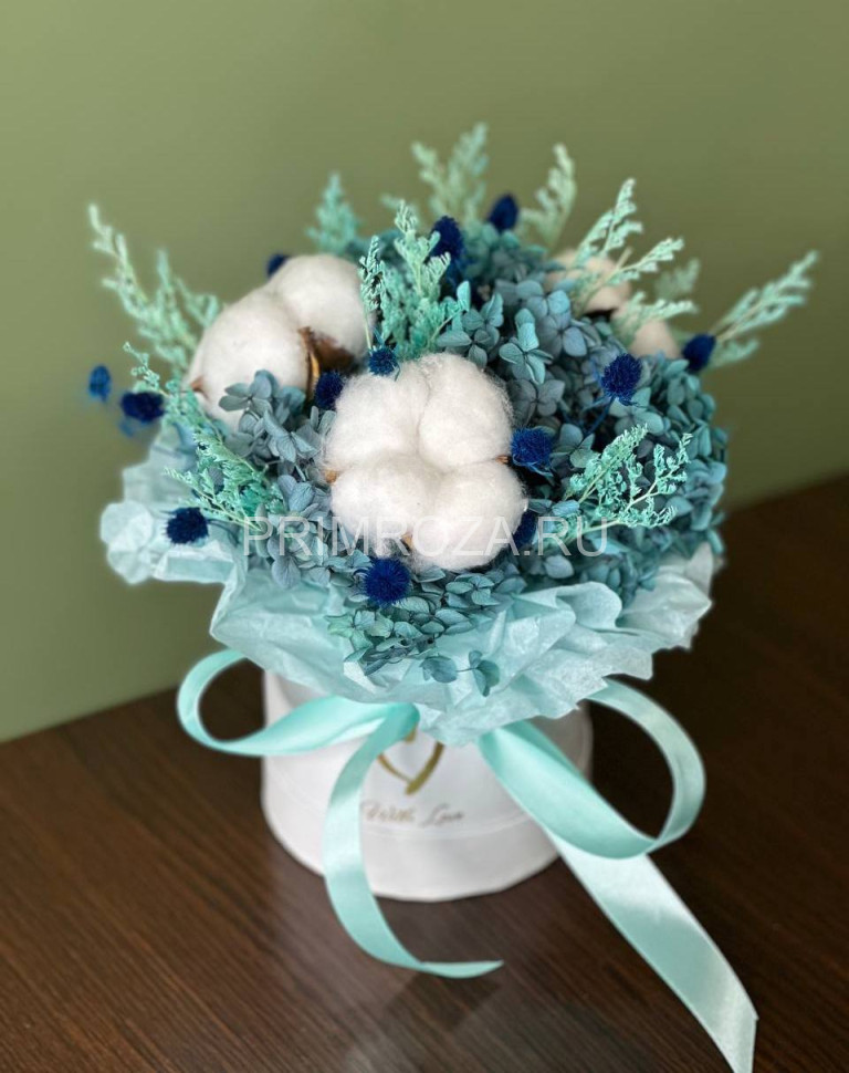 Цветы c доставкой во Владивостоке <br>Сборная композиция из сухоцветов #B6853 