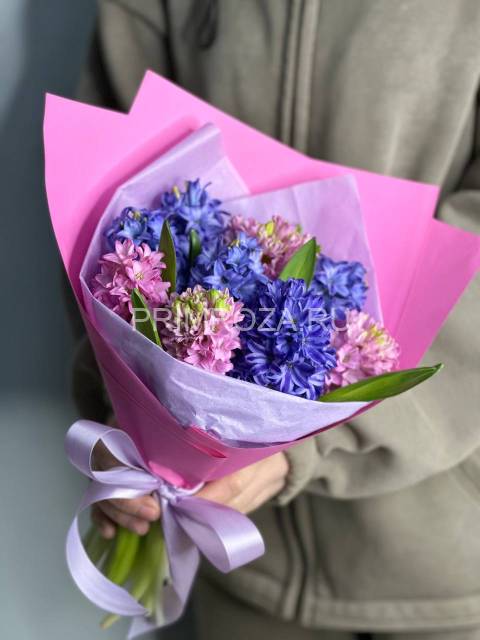 Букет с гиацинтами #A2531