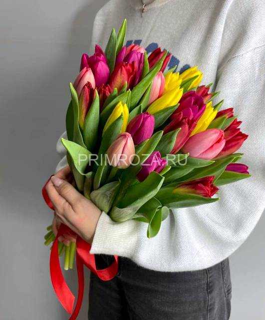 #M02 Тюльпаны микс (25шт) 