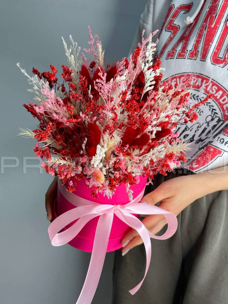 Цветы c доставкой во Владивостоке <br>Сборная композиция из сухоцветов #B54111 