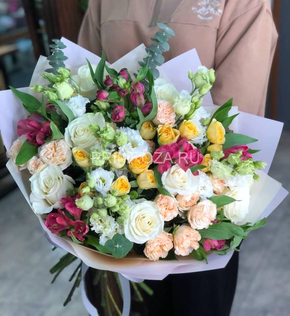 Сборный букет "Летний поцелуй"