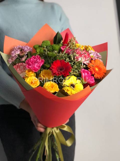 Яркий сборный букет #A8999
