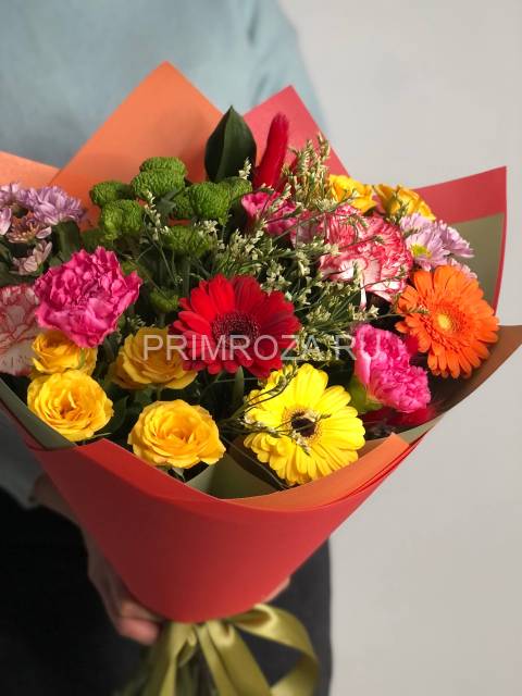 Яркий сборный букет #A8999