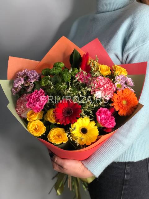 Яркий сборный букет #A8999