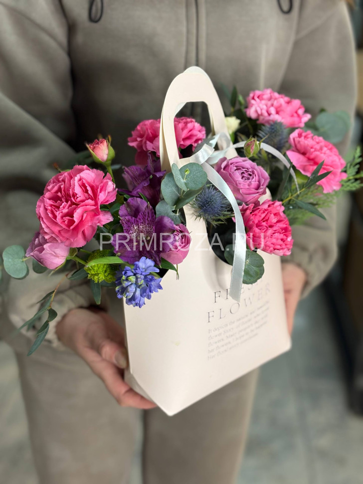 Цветы c доставкой во Владивостоке <br>Сборная композиция #А03698