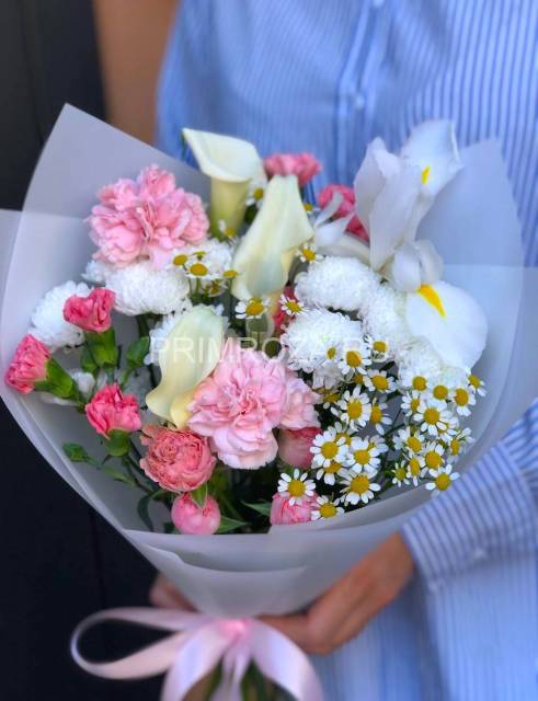 Букет- ассорти с каллами #6112