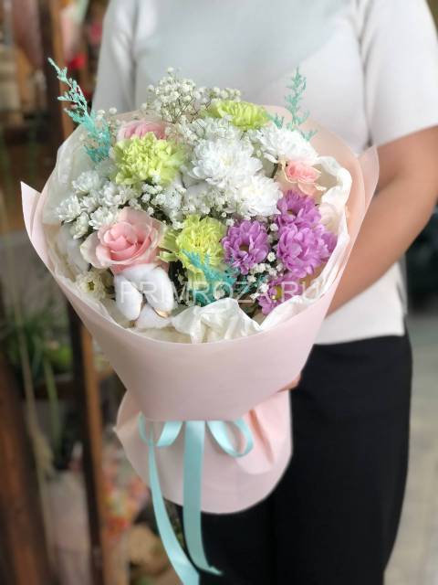 Букет- ассорти с хлопком #6347