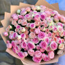 Букет из mix букетных роз #R0056
