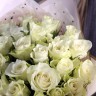 Букет белых голландских роз 