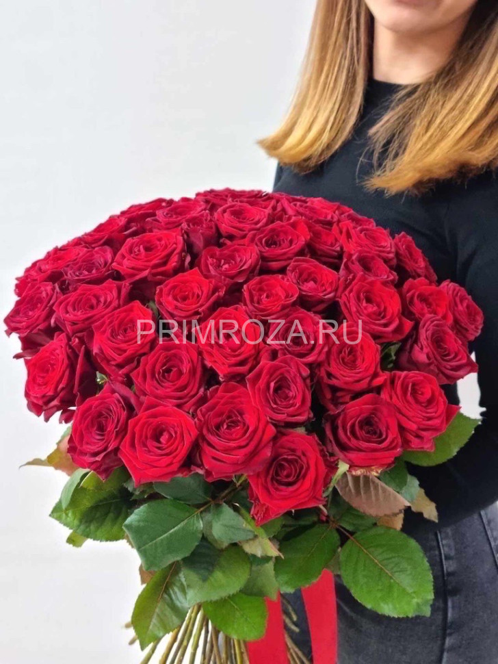 Букет из 51 красной розы 