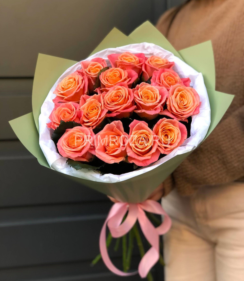Букет из 15 роз mix