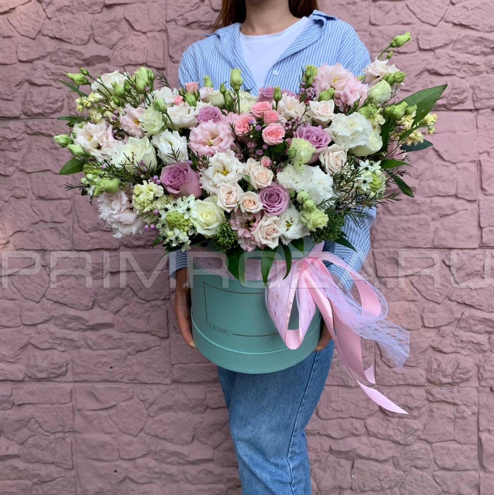 Цветы c доставкой во Владивостоке <br>#M20 Большая композиция в коробке  