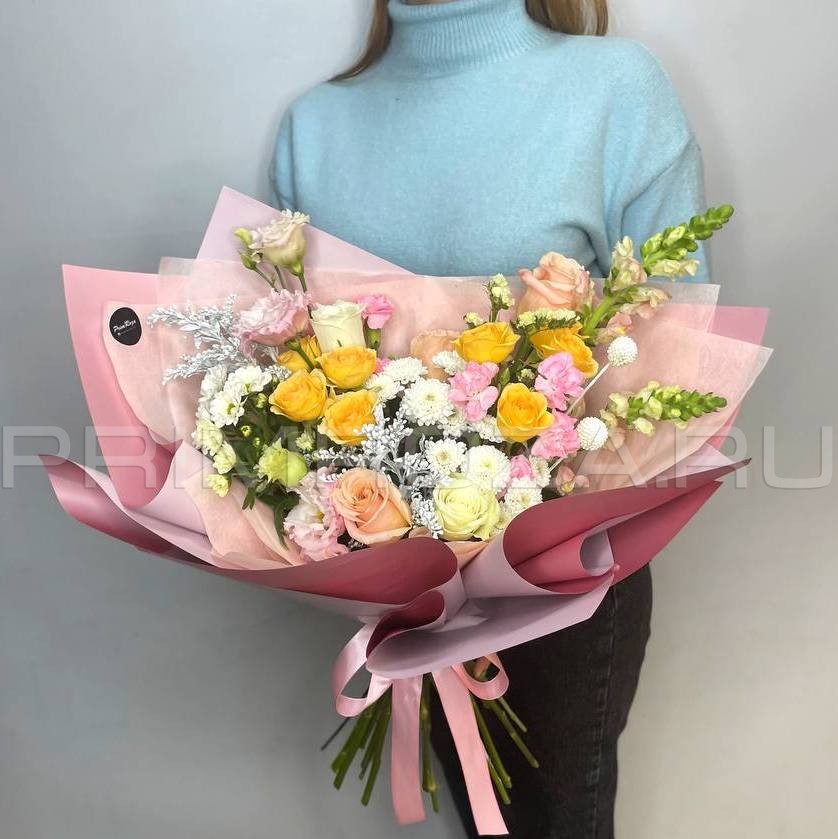 Цветы c доставкой во Владивостоке <br>Сборный букет  #A8102 
