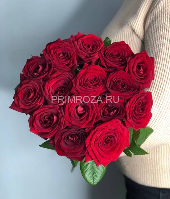 Букет из 15 красных роз