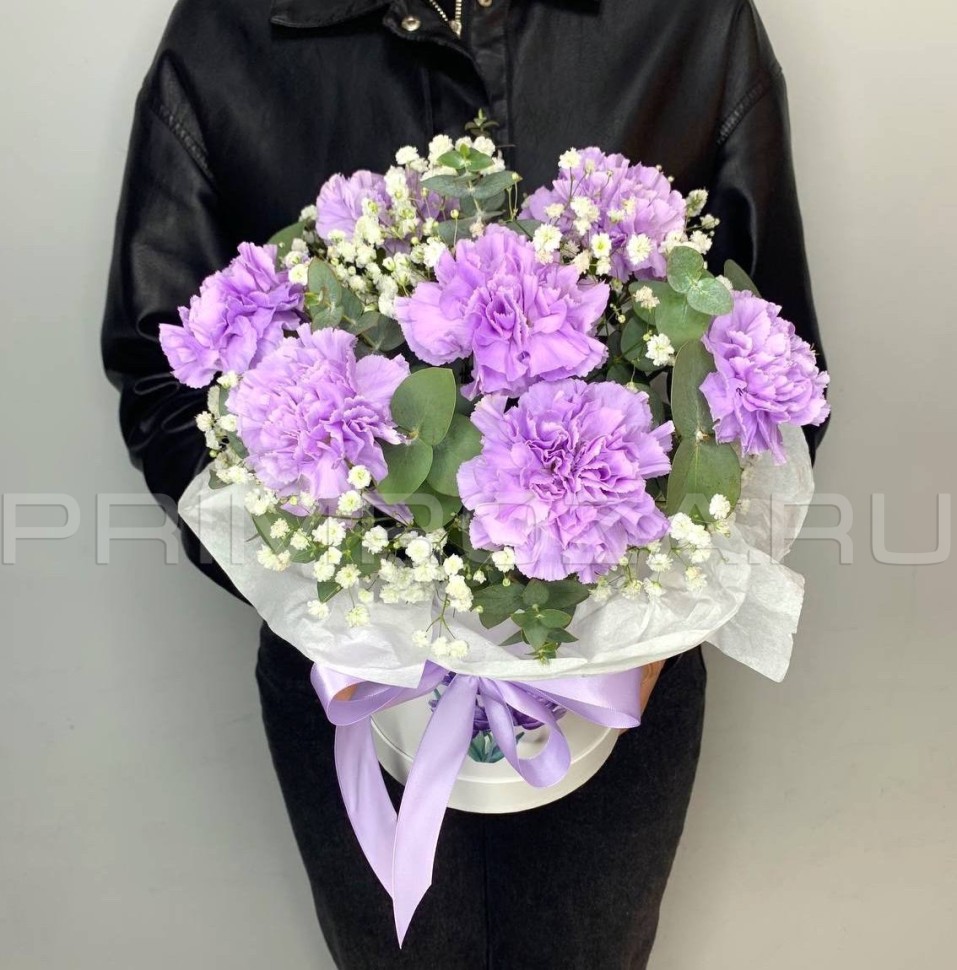 Цветы c доставкой во Владивостоке <br>Композиция в  коробке #A4992 