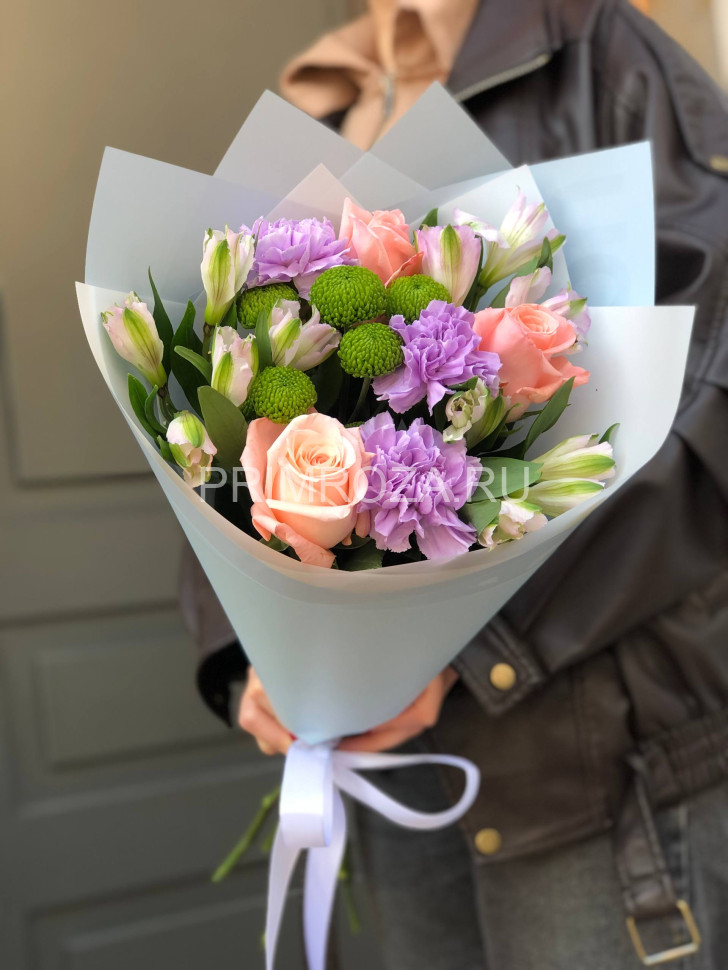 Цветы c доставкой во Владивостоке <br>Сборный букет №3 