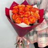 Букет из огненных роз #R0024