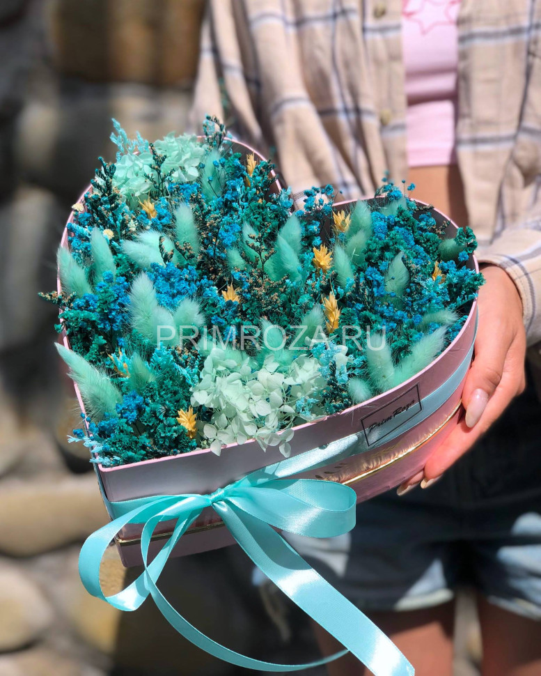 Цветы c доставкой во Владивостоке <br>Сборная композиция из сухоцветов #B5553 