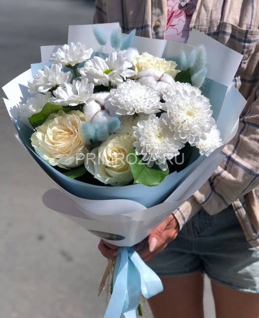 Сборный букет "Морозная нежность"