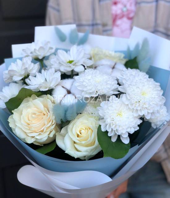 Сборный букет "Морозная нежность"