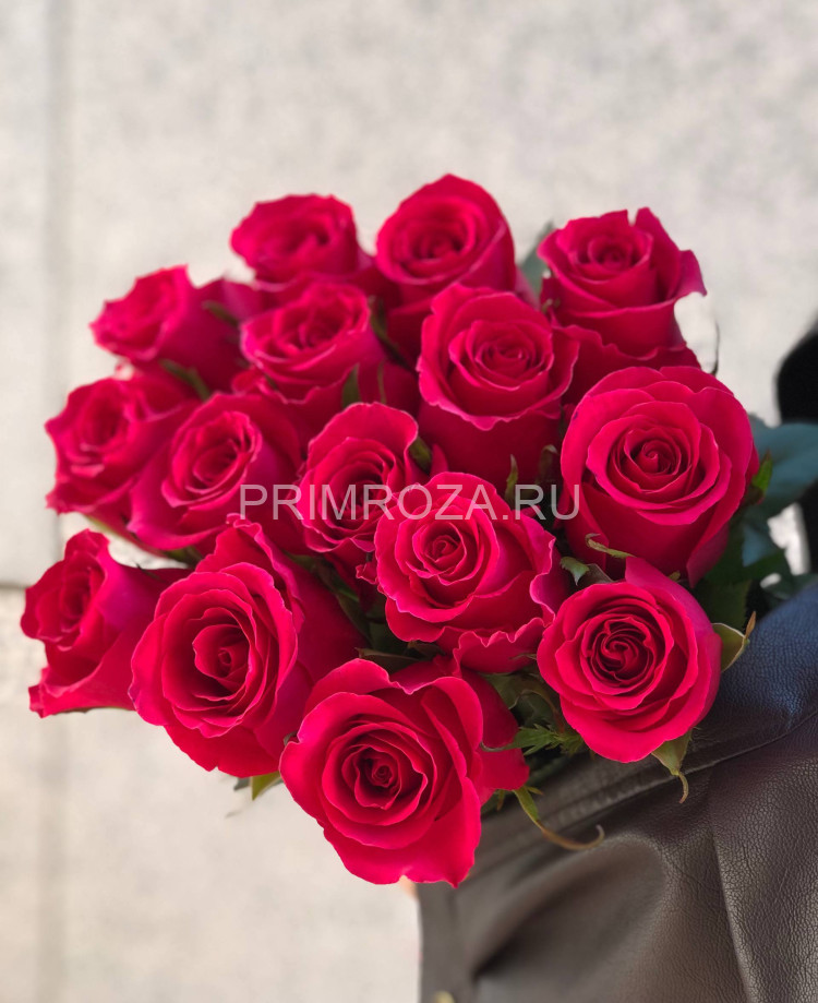 Букет из 15 малиновых роз Эквадор #H6898