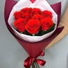 Букет из 9 алых роз #R25992